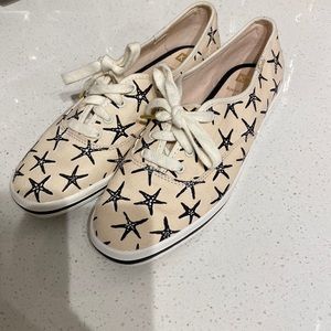 Brand new Kate Spade inspired Keds!! Limited light pink starfish size 8 NWOT